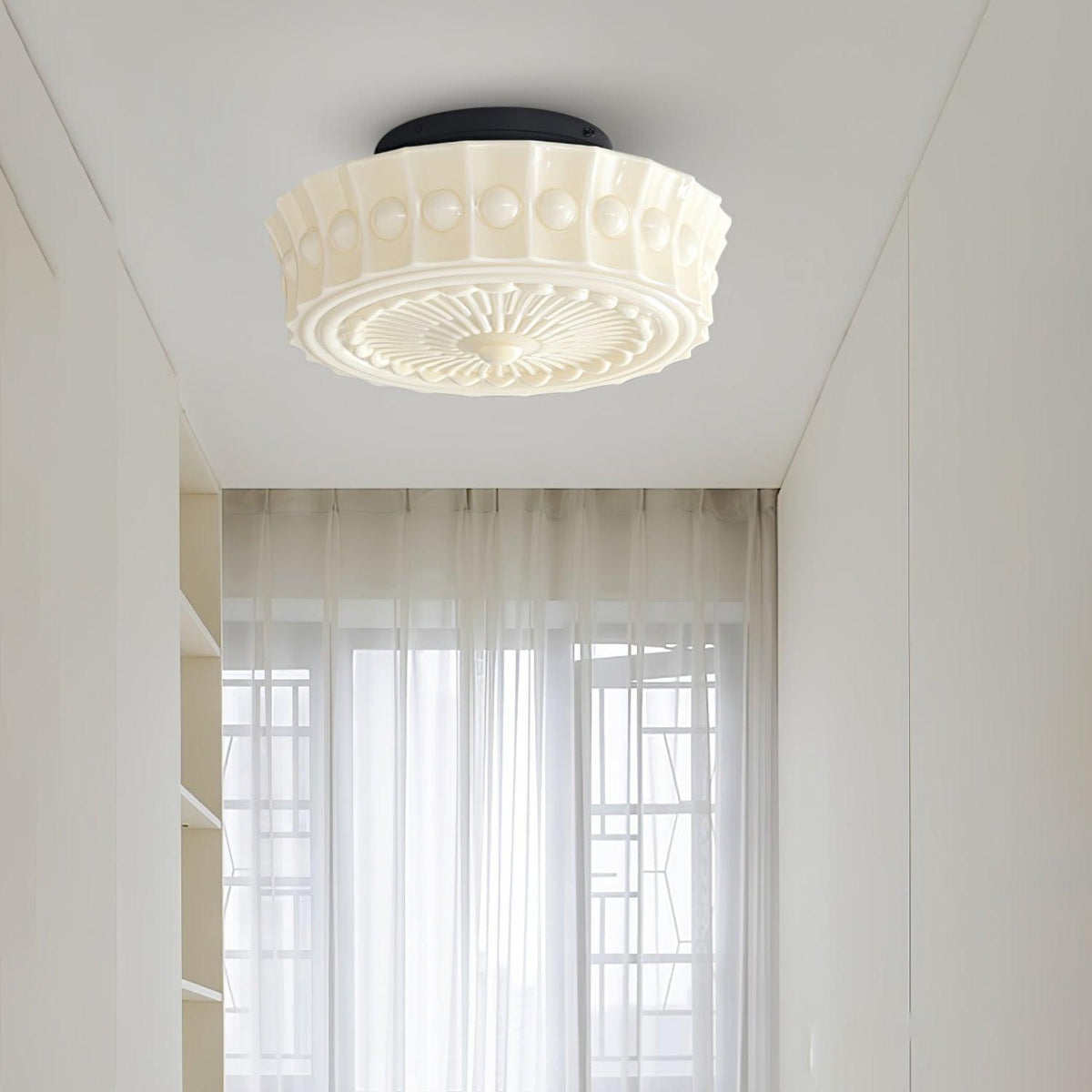 Norvale Charles Edwards Flush Mount Ceiling Light
