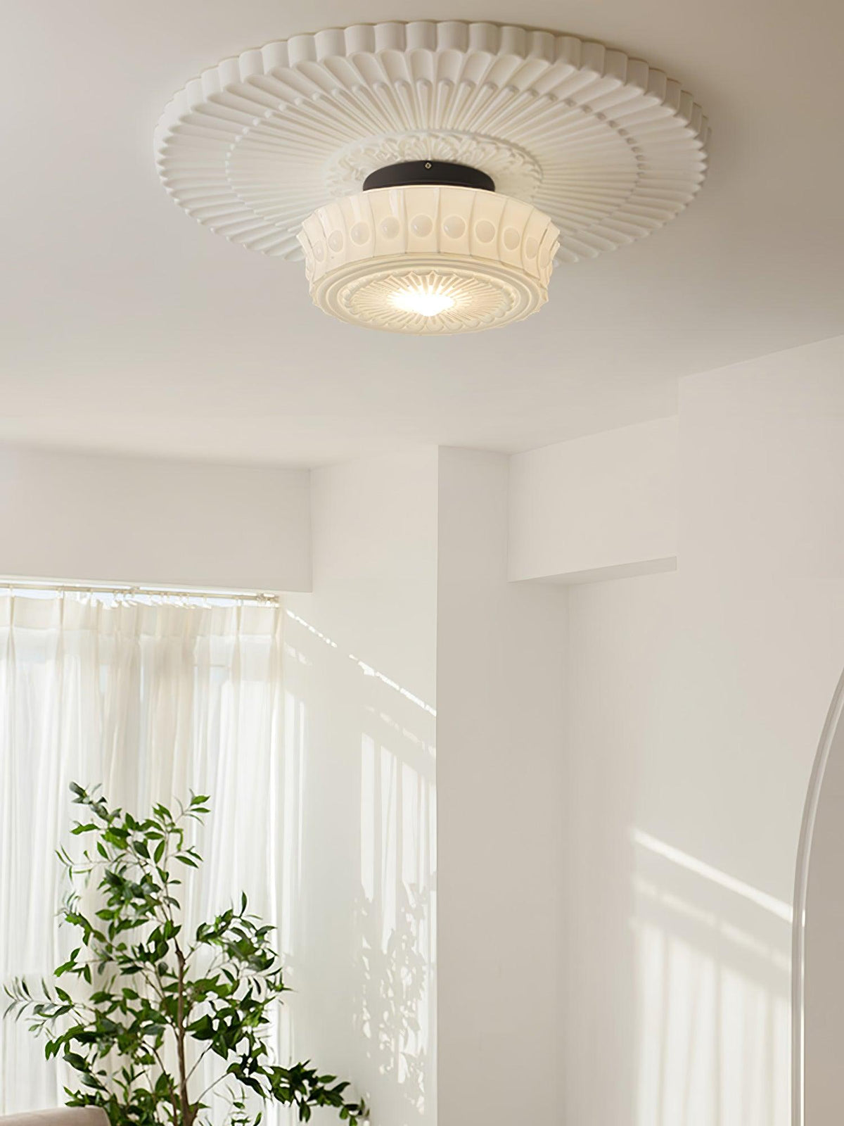 Norvale Charles Edwards Flush Mount Ceiling Light