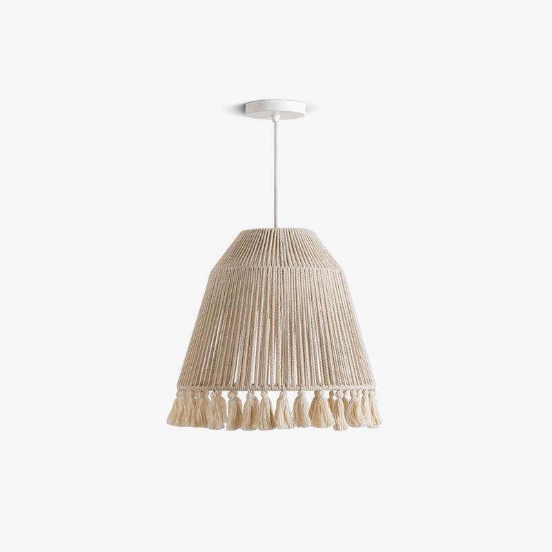 Hlugan Traditional Tassel Rope Pendant Light