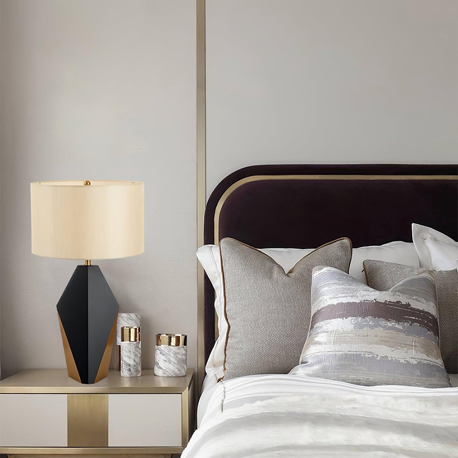 Prism Contemporary Fabric Table Lamp