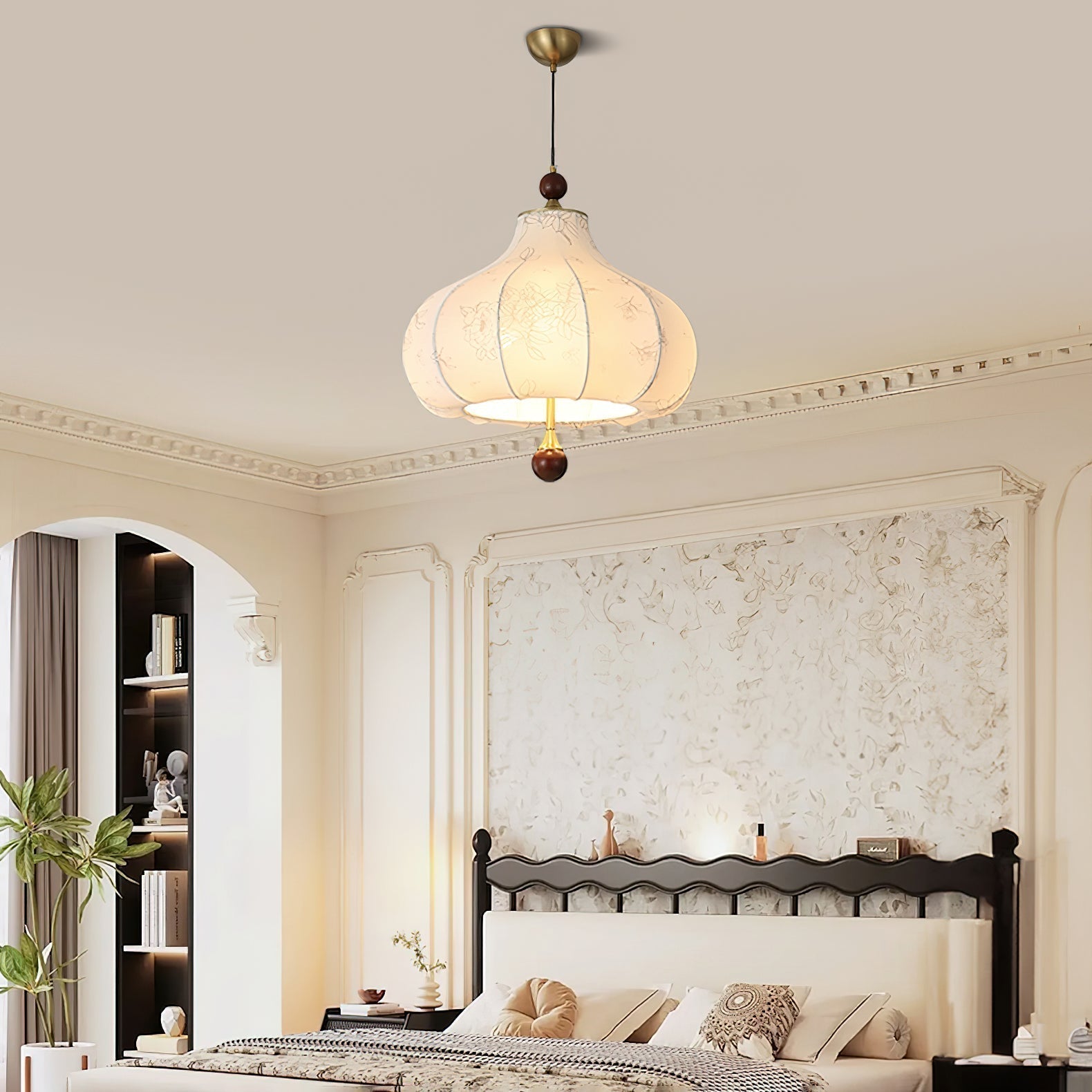 Favian Vintage Wood Pendant Lamp
