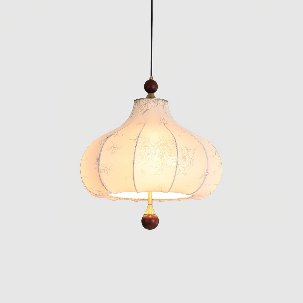Favian Vintage Wood Pendant Lamp