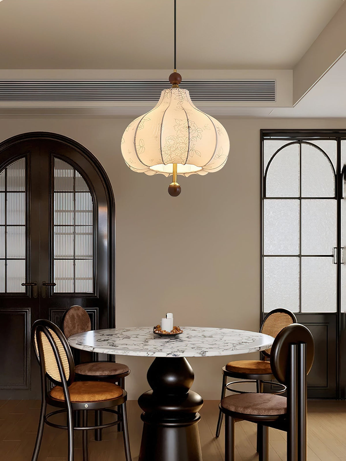Favian Vintage Wood Pendant Lamp