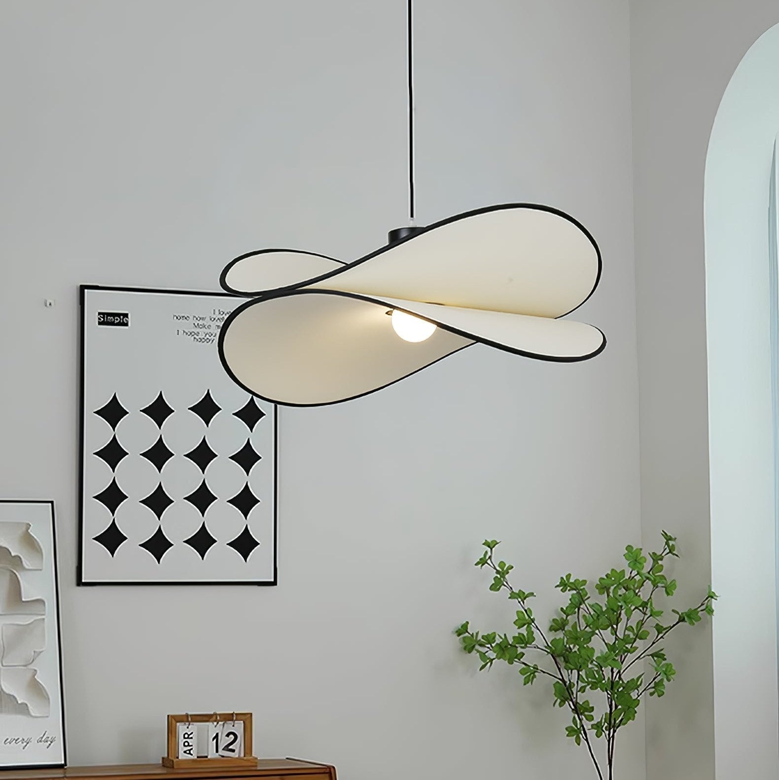 Linelira Fabric Artistic Pendant Lamp