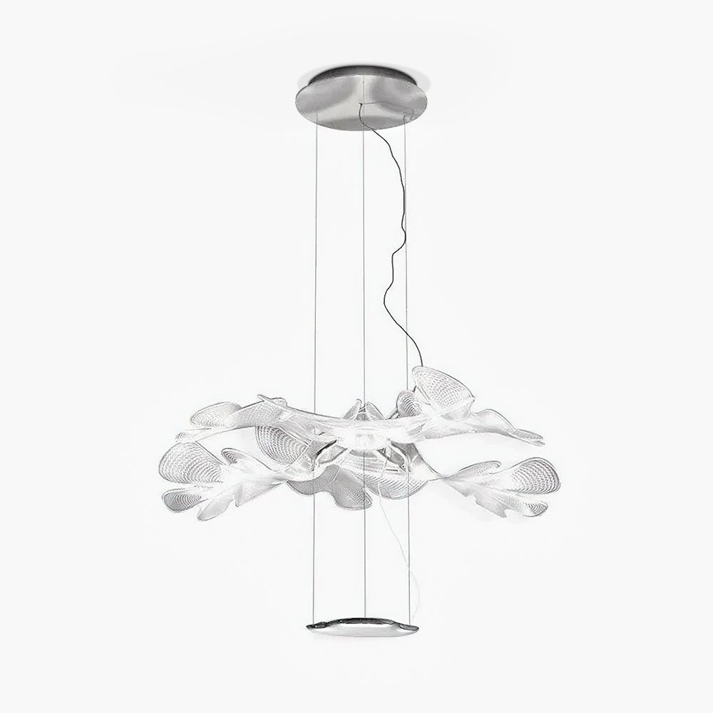 Ravis Chandelier Suspension Clear Leaf