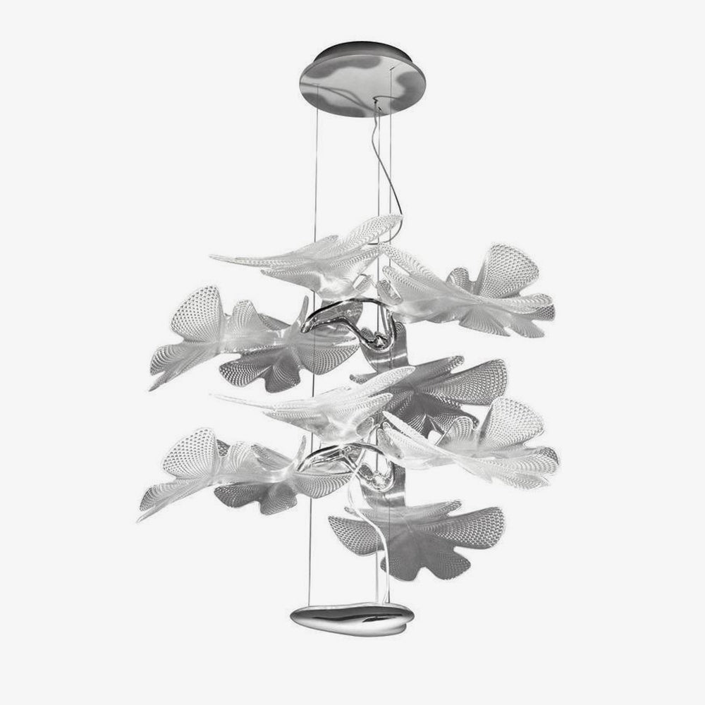 Ravis Chandelier Suspension Clear Leaf