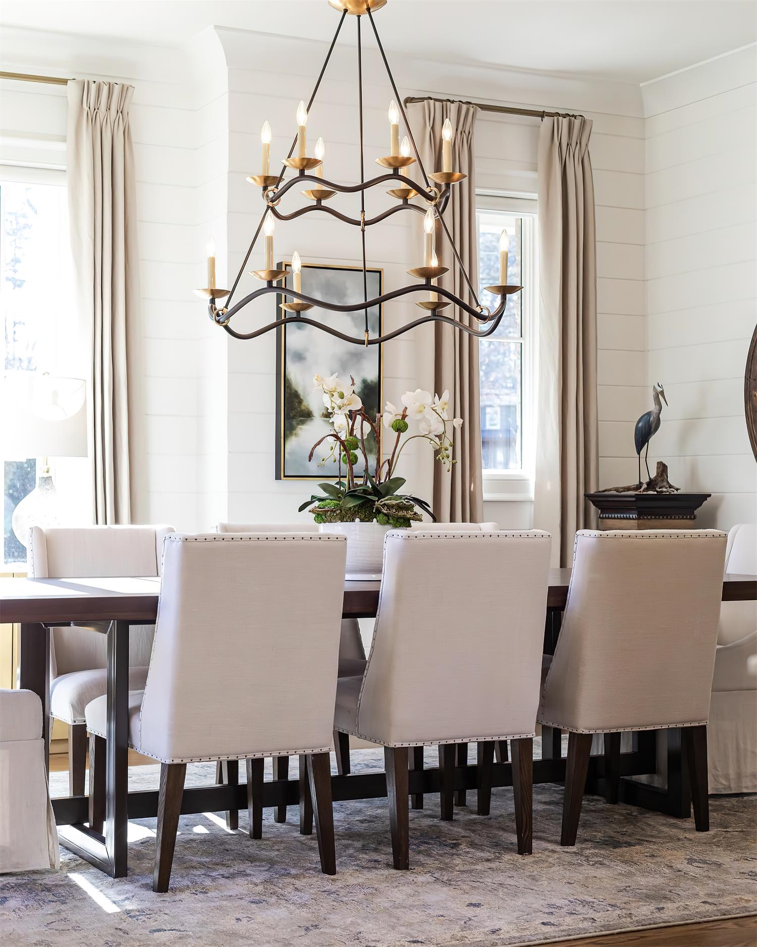 Juvin Two-Tier Candle Chandelier - Neutral Decor