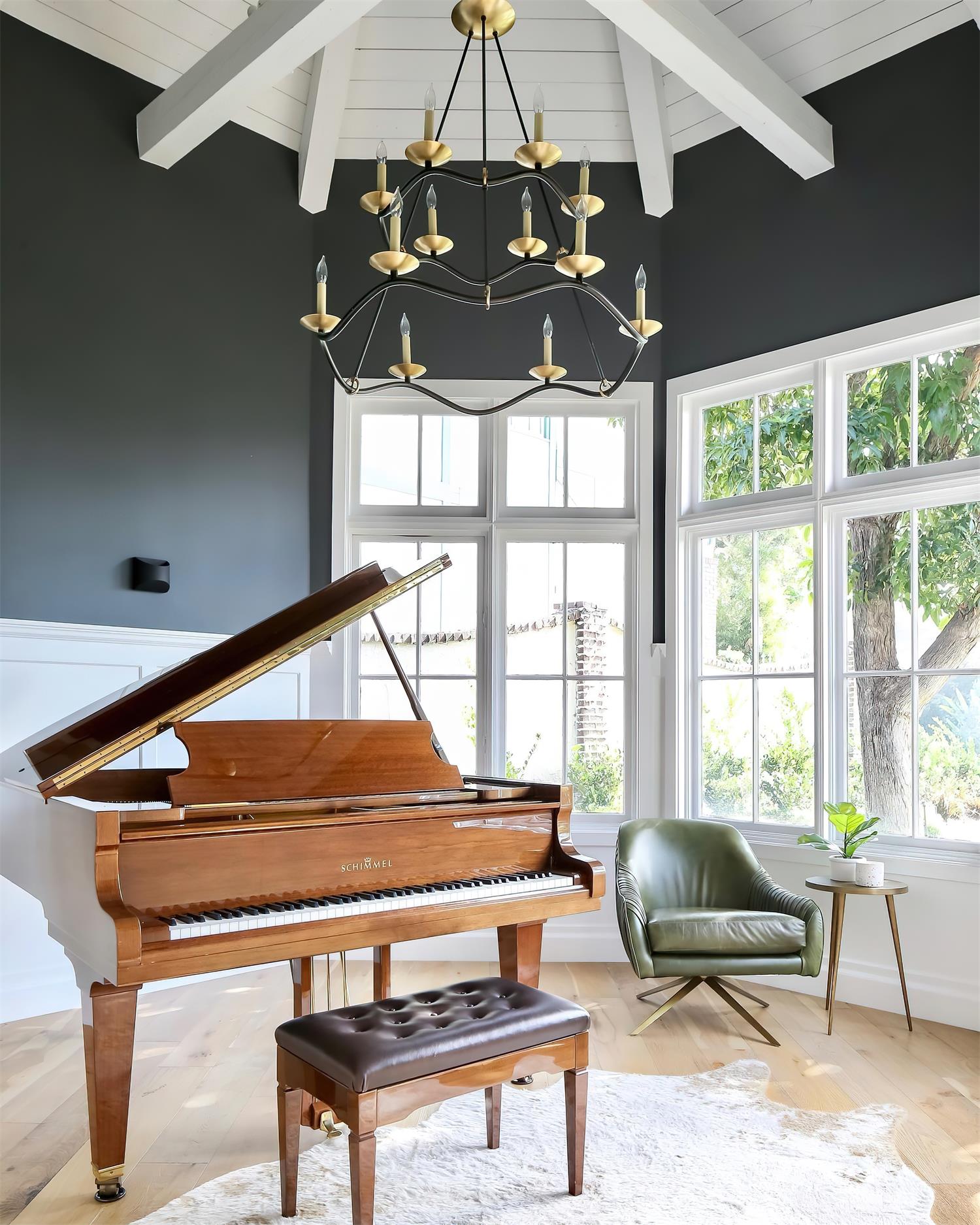 Juvin Two-Tier Candle Chandelier - Neutral Decor