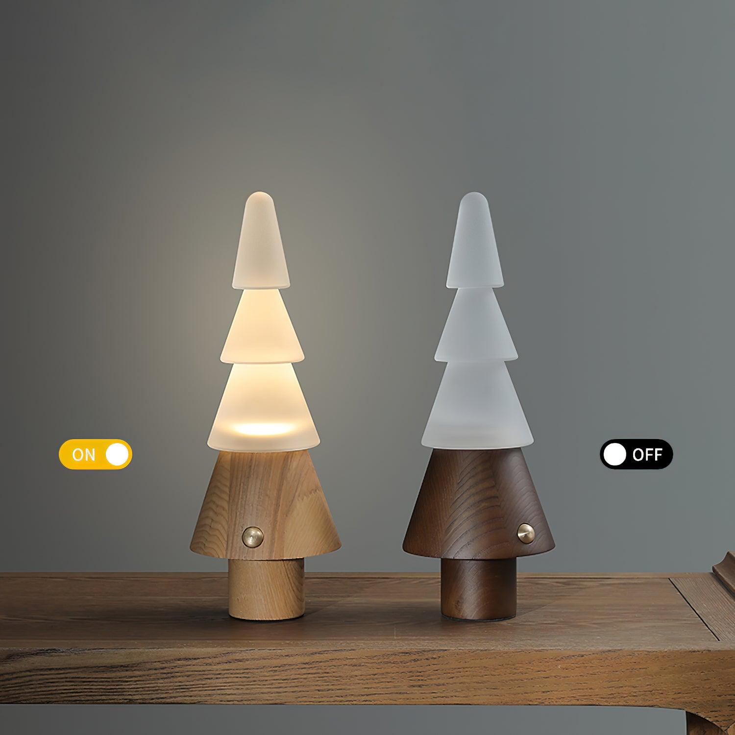 Elveette Modern Wood Table Lamp