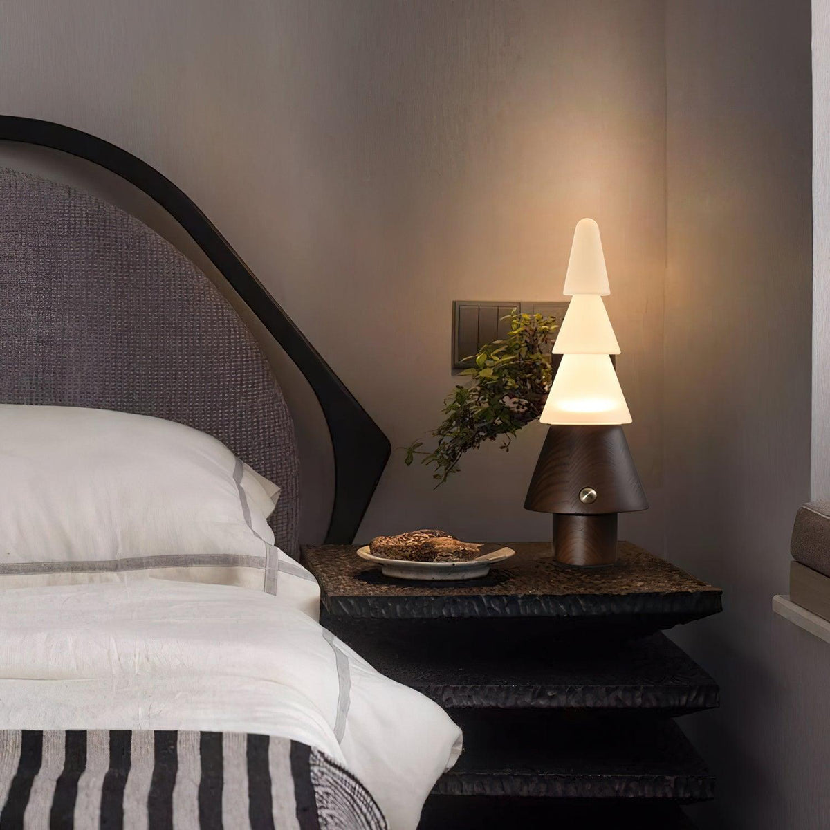 Elveette Modern Wood Table Lamp