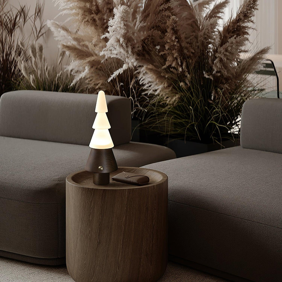 Elveette Modern Wood Table Lamp
