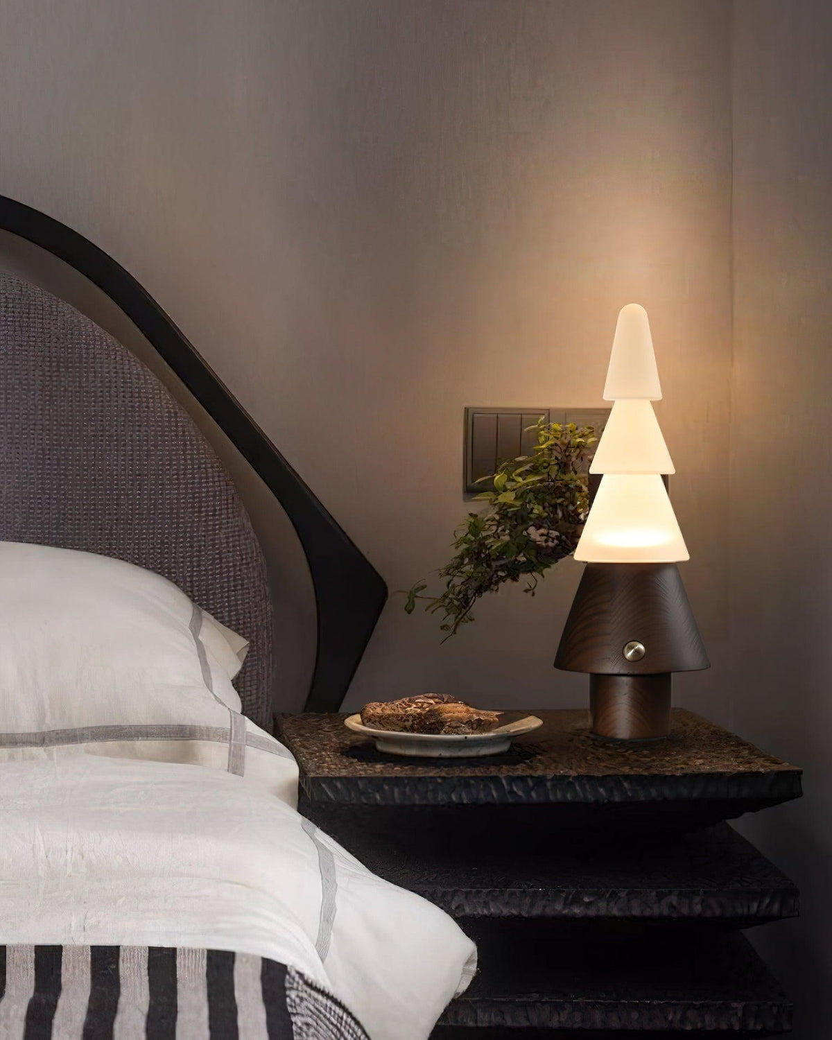 Elveette Modern Wood Table Lamp