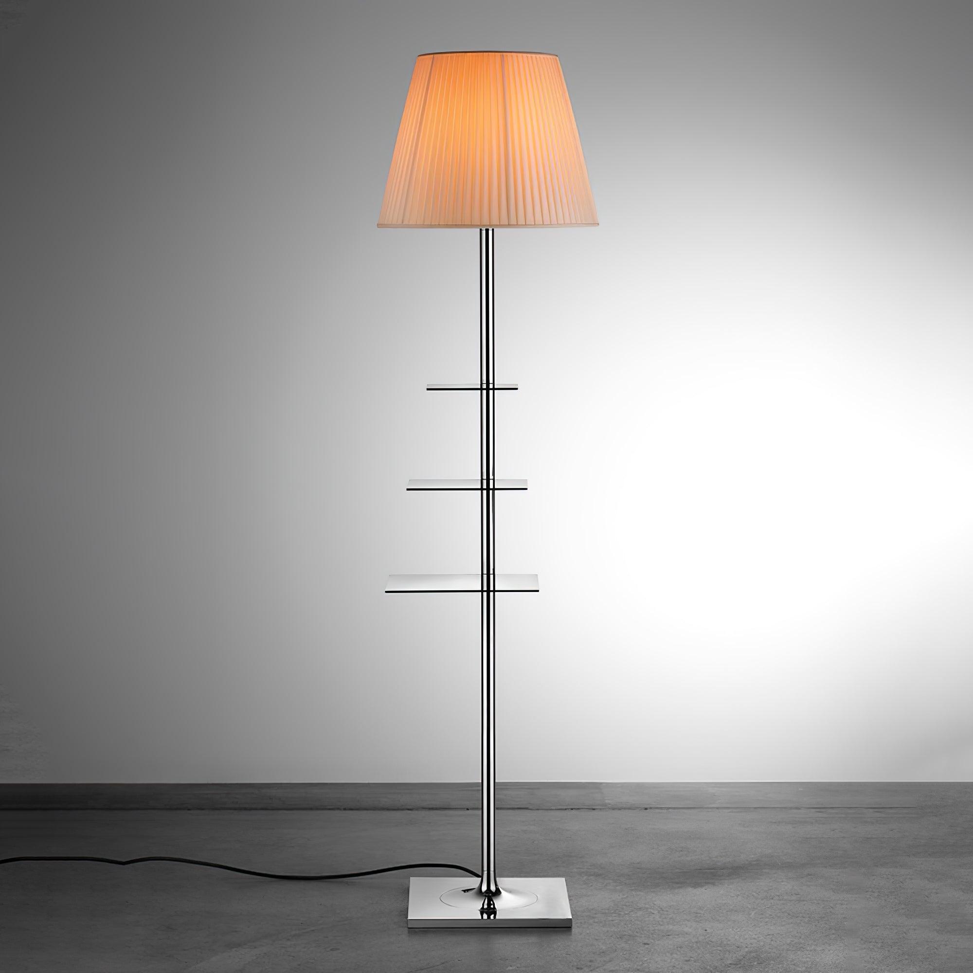 Wavlen Fabric Contemporary Table Floor Lamp