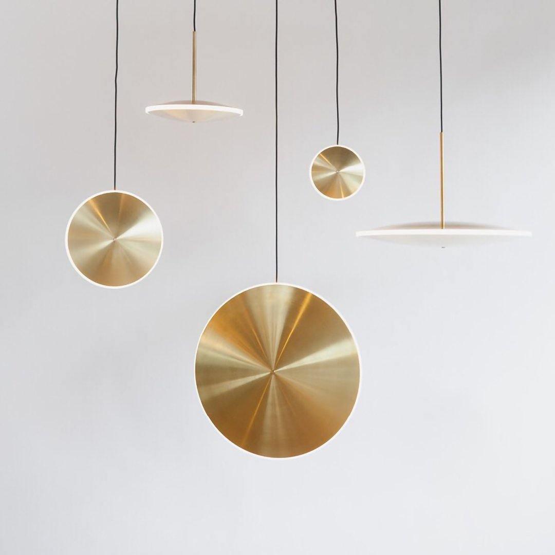 Uvenisra Modern Minimalist Dish Pendant Light - Neutral Decor