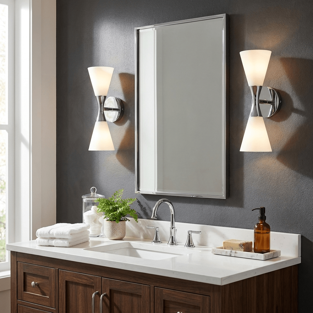 Dureline Double Cone Wall Sconce
