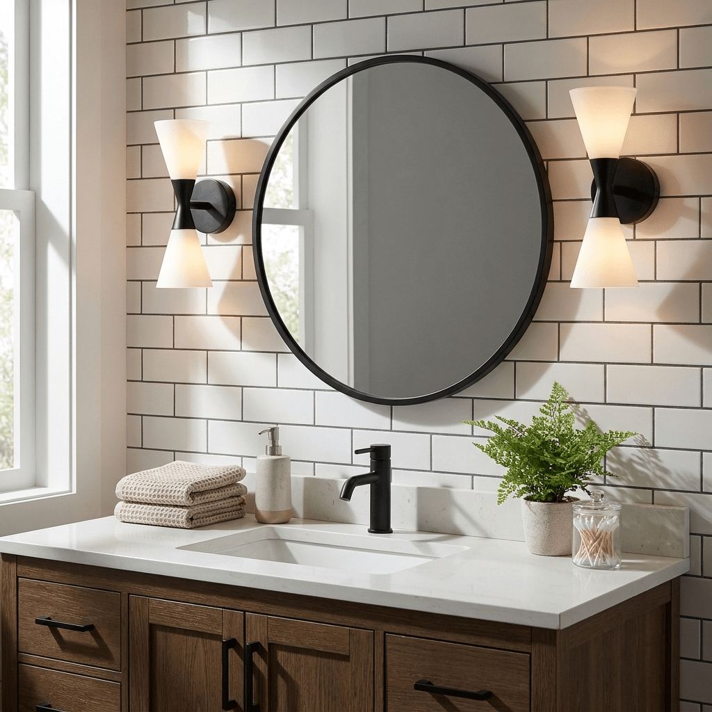 Dureline Double Cone Wall Sconce