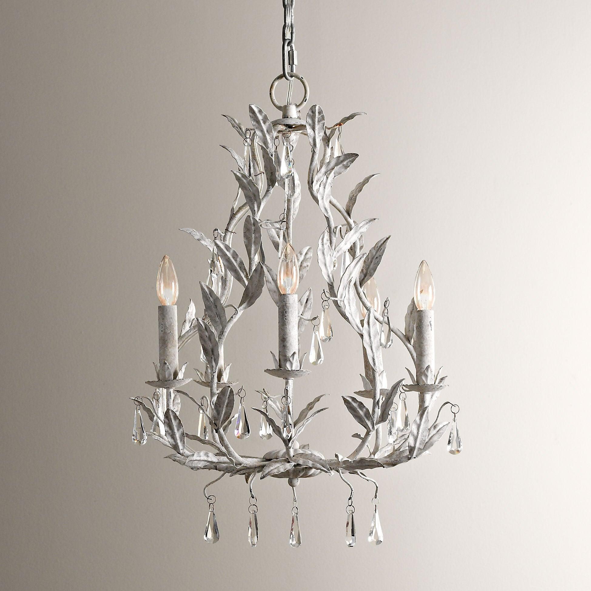 Sylvia Vintage Glass Chandelier