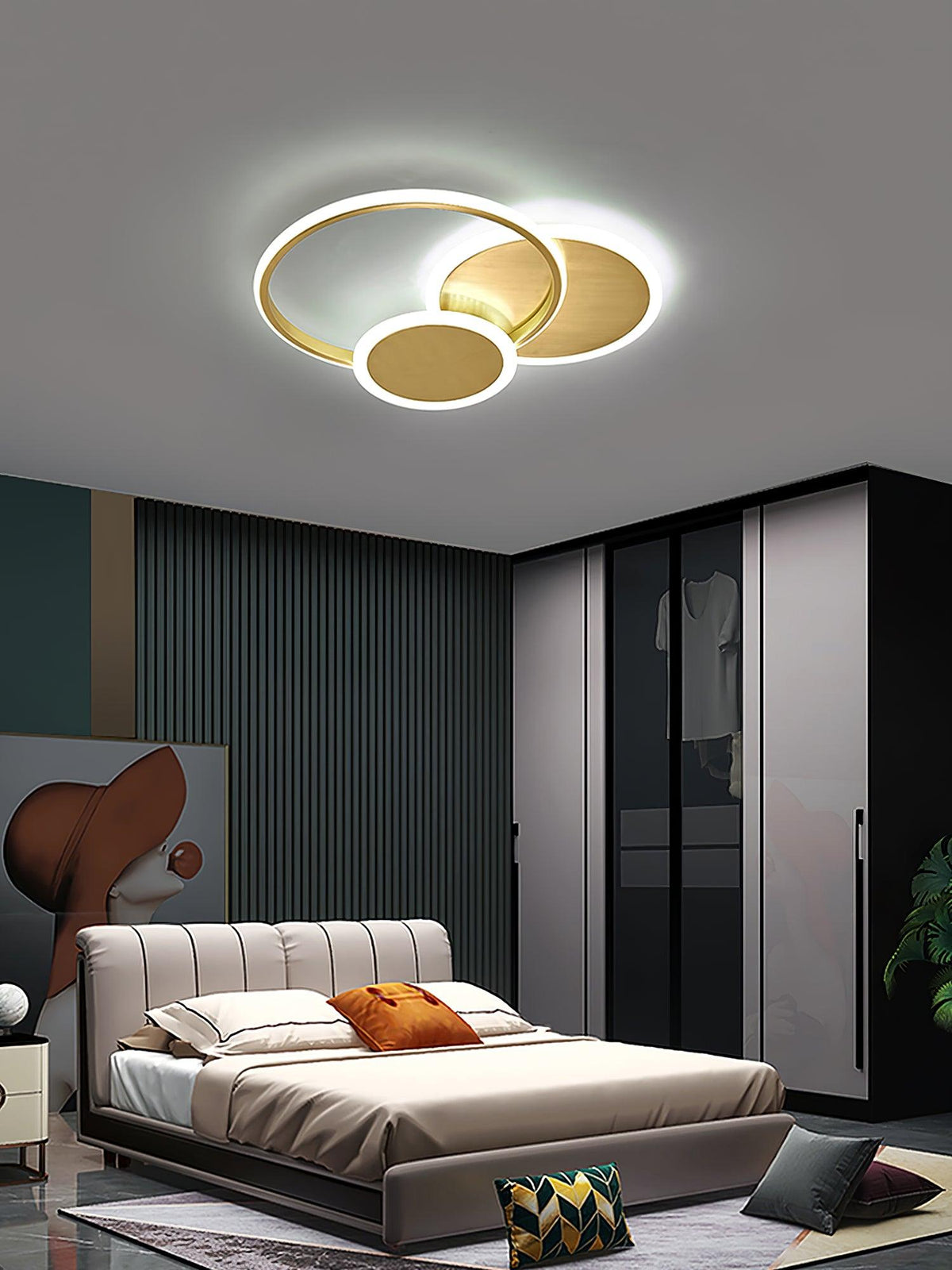 Insk Art Circles LED Ceiling Light