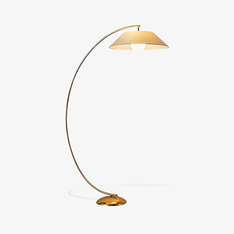 Veradin Steel Fabric Floor Lamp