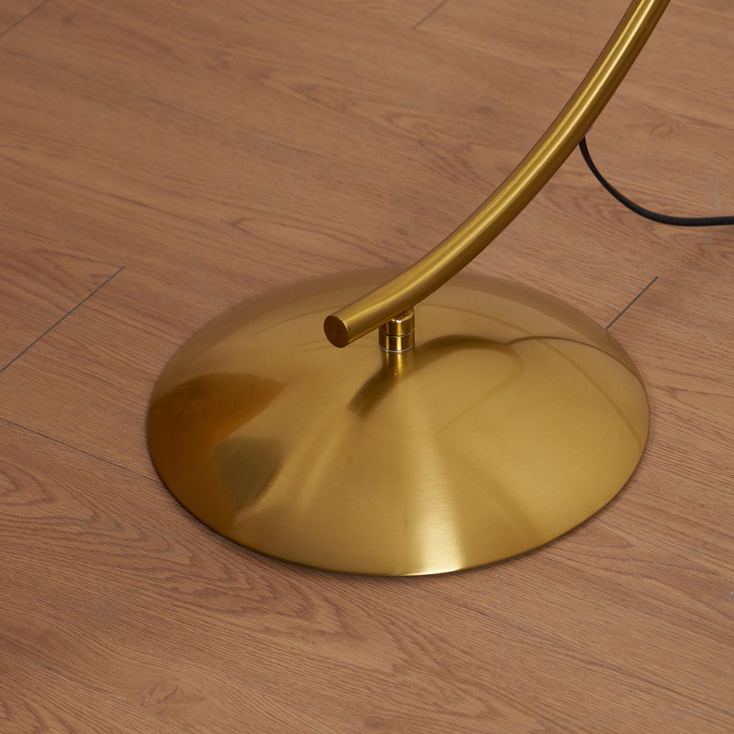 Veradin Steel Fabric Floor Lamp