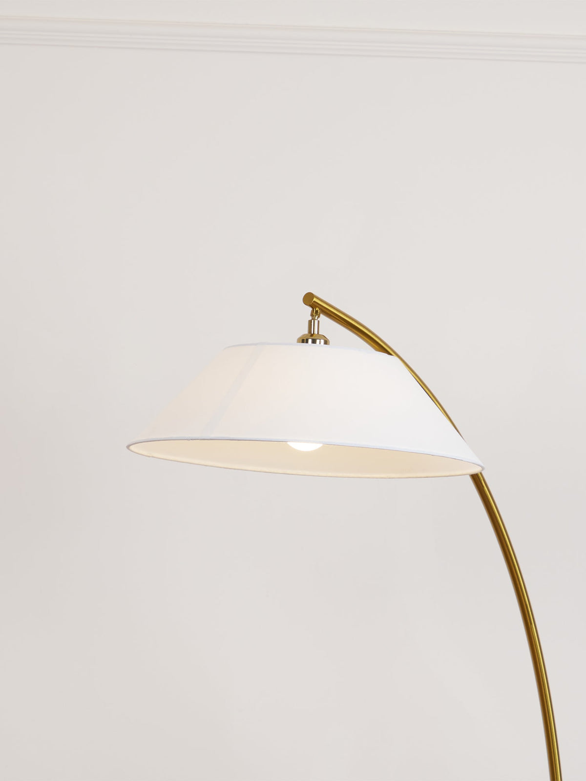 Veradin Steel Fabric Floor Lamp