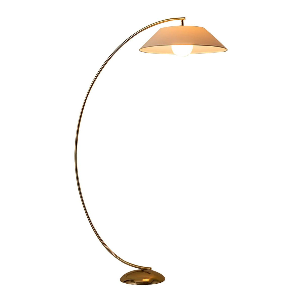 Veradin Steel Fabric Floor Lamp