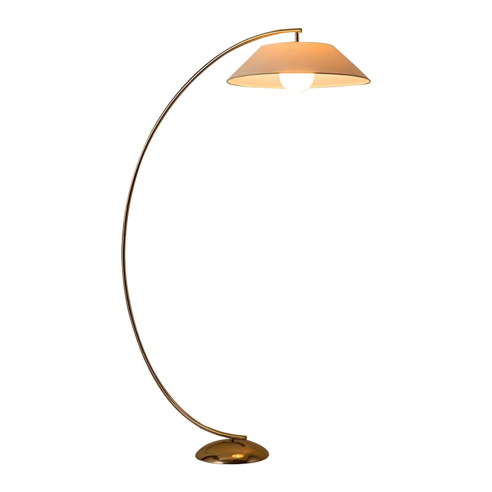 Veradin Steel Fabric Floor Lamp