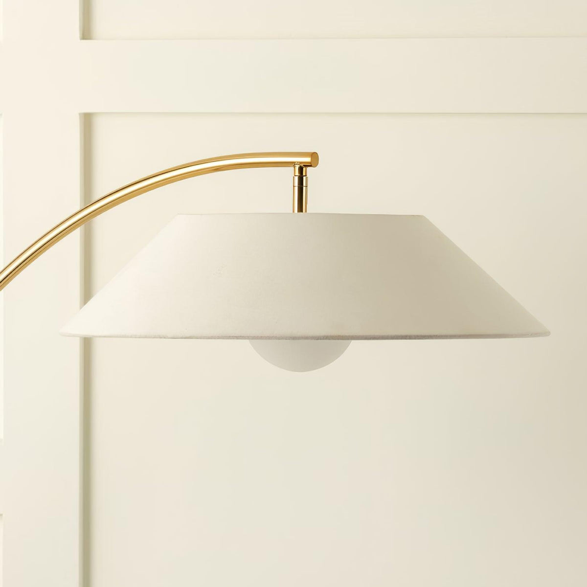 Veradin Steel Fabric Floor Lamp