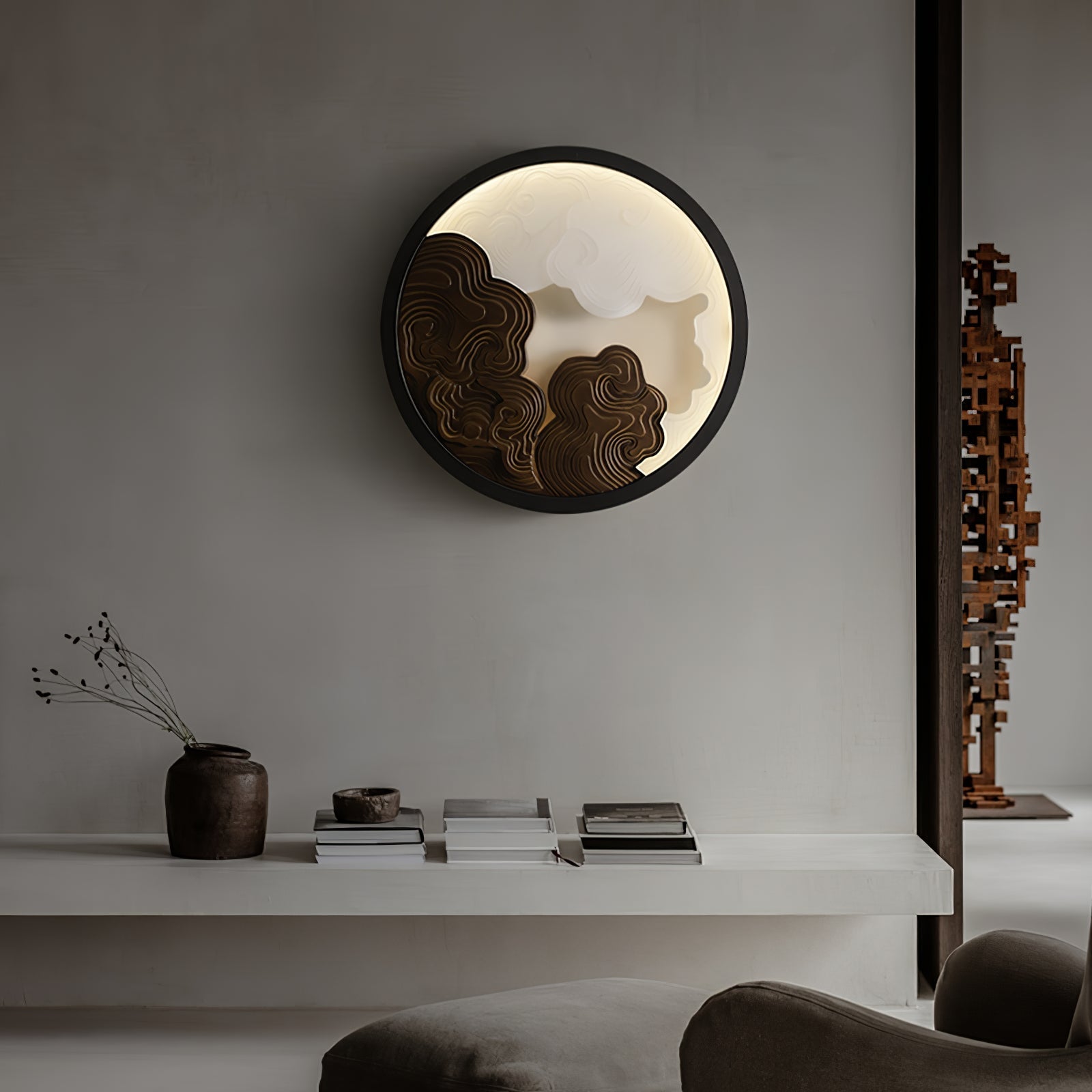 Grayson Modern Wood Wall Lamp