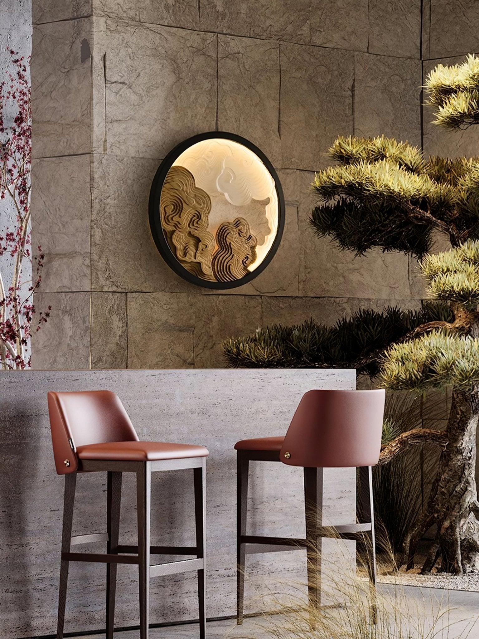 Grayson Modern Wood Wall Lamp