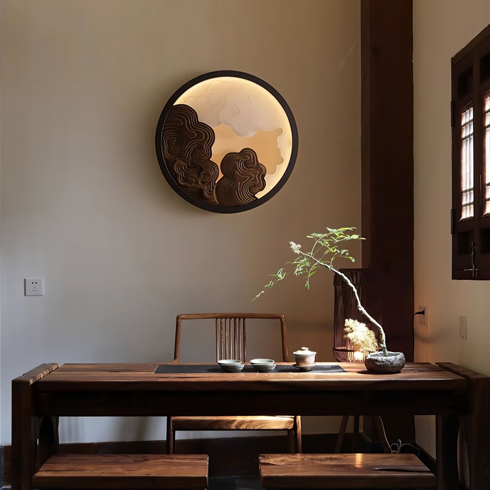 Grayson Modern Wood Wall Lamp