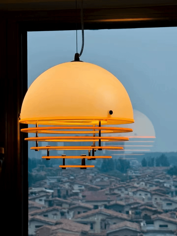Esme Orange Layered Pendant Lamp