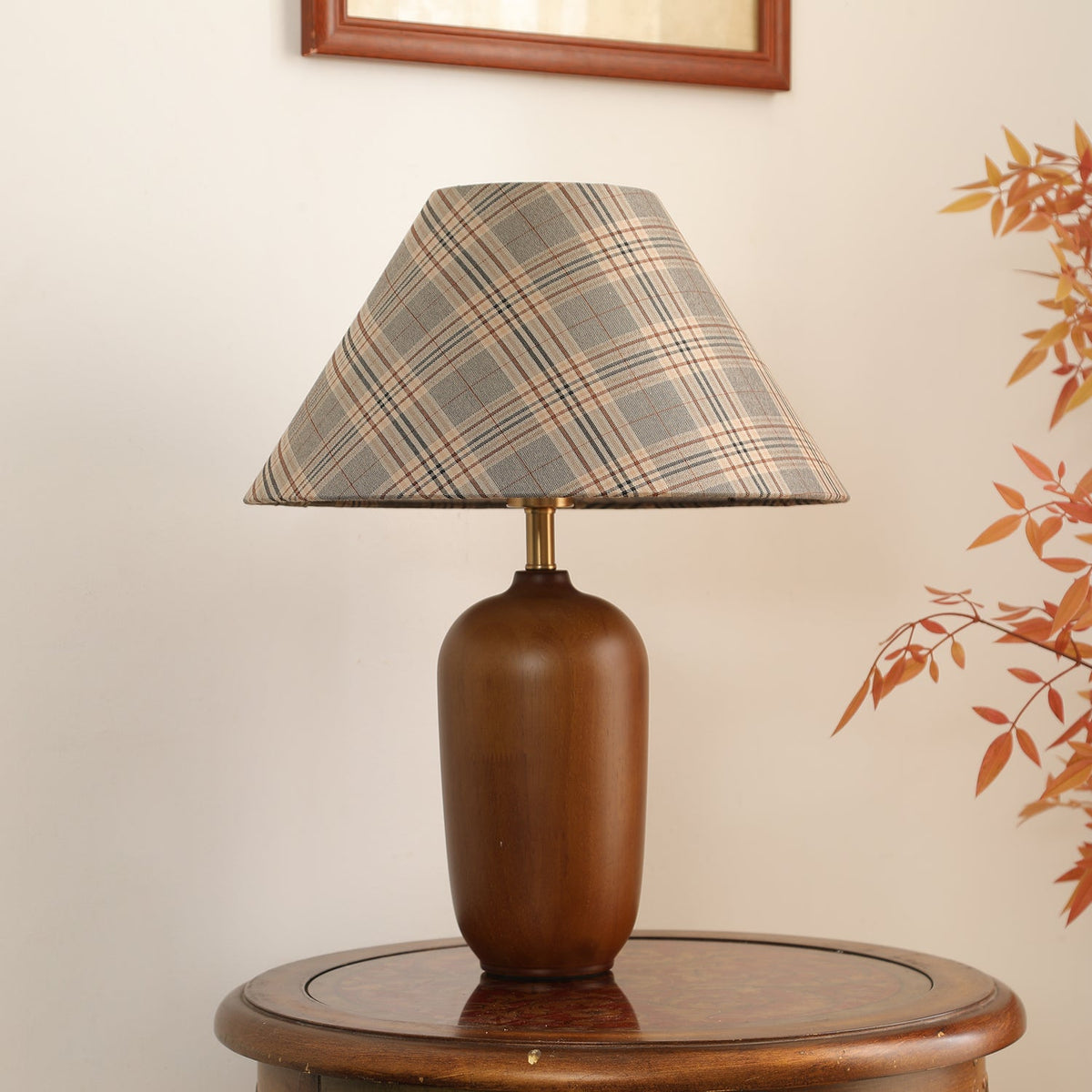 Sienna Wood & Fabric Classic Table Lamp