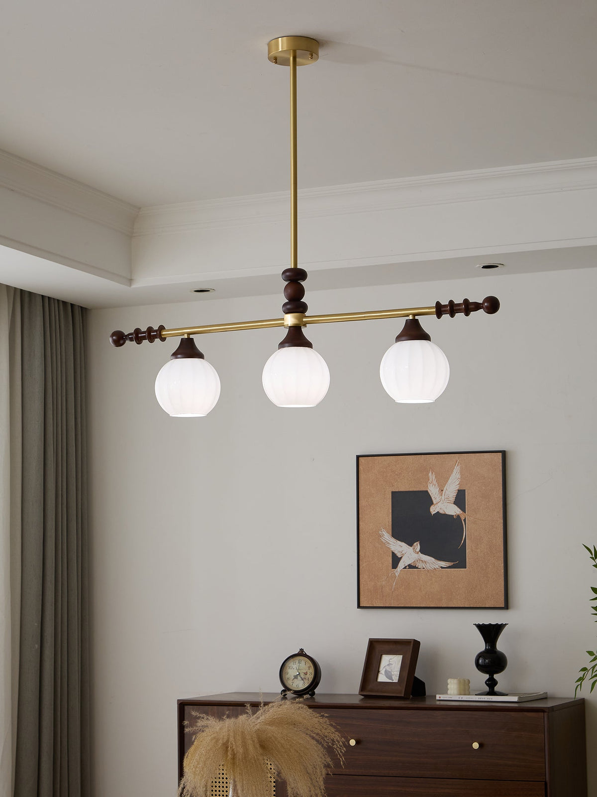Vosole Traditional Elegance Vintage Wood Chandelier