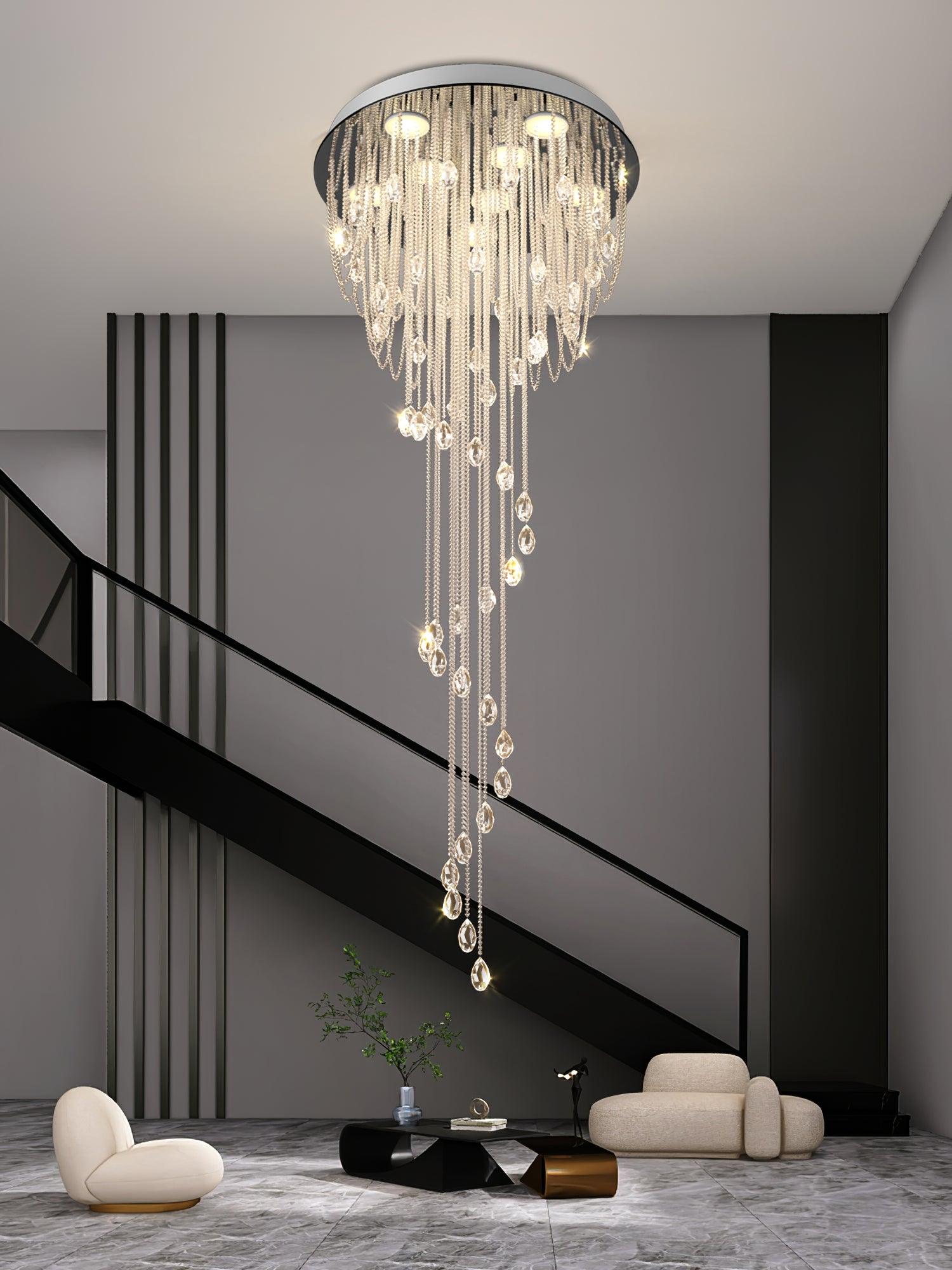 Evlaeia Postmodern Luxury Classic Crystal Chandelier