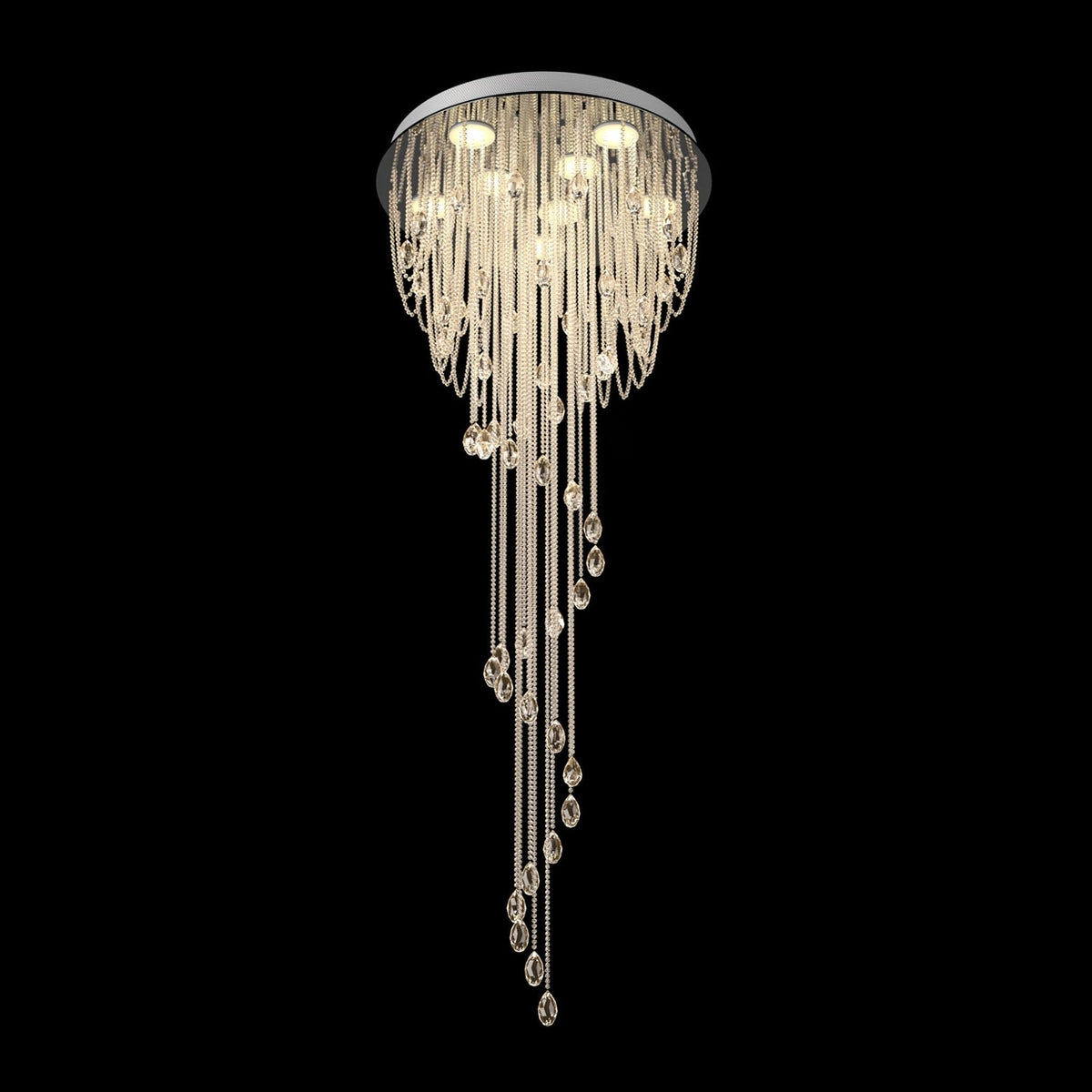 Evlaeia Postmodern Luxury Classic Crystal Chandelier