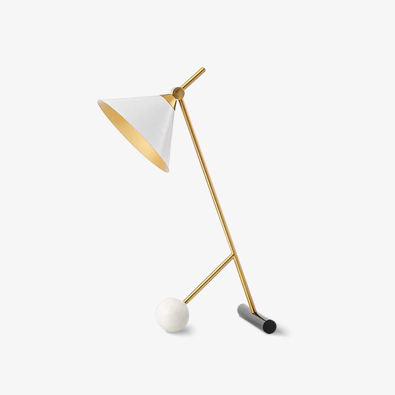Avelo Marble Geometric Table Lamp