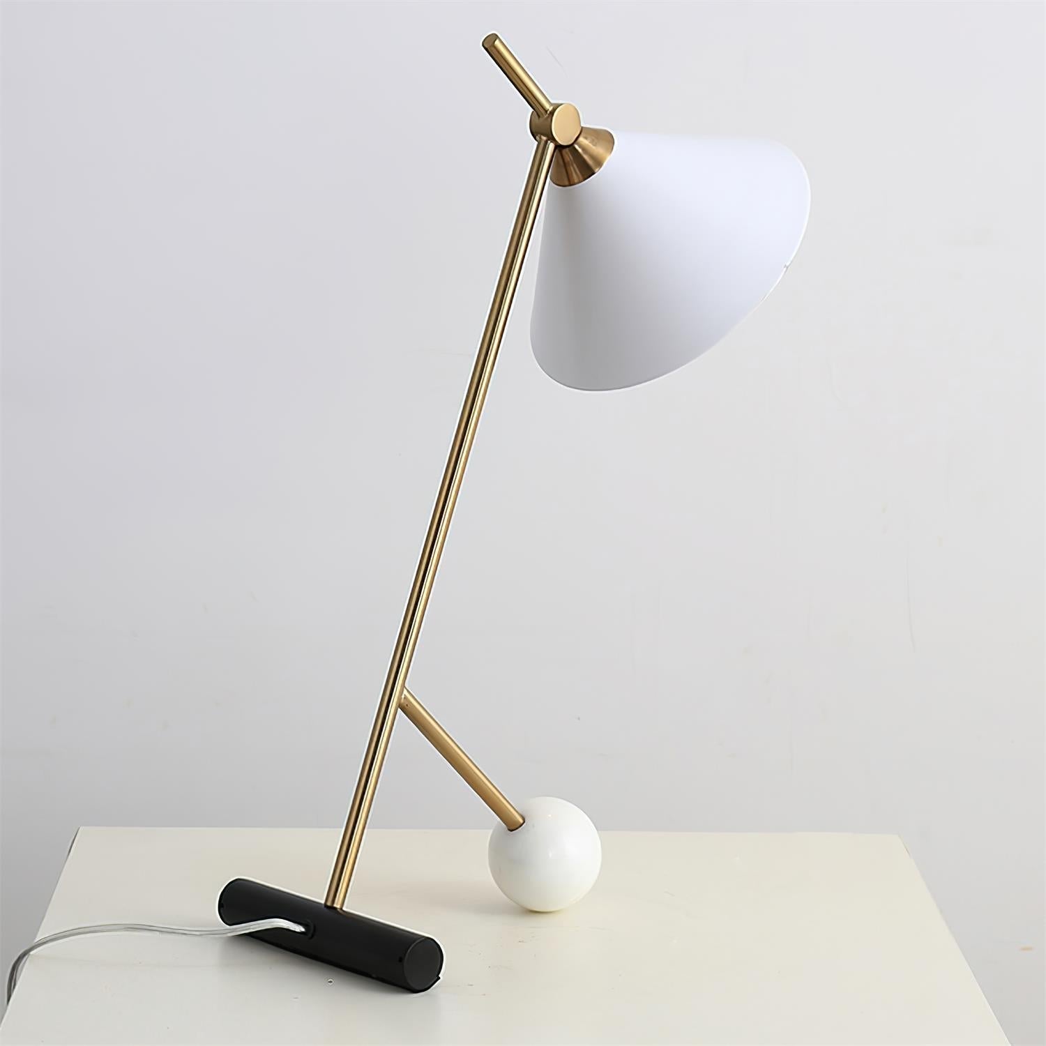 Avelo Marble Geometric Table Lamp