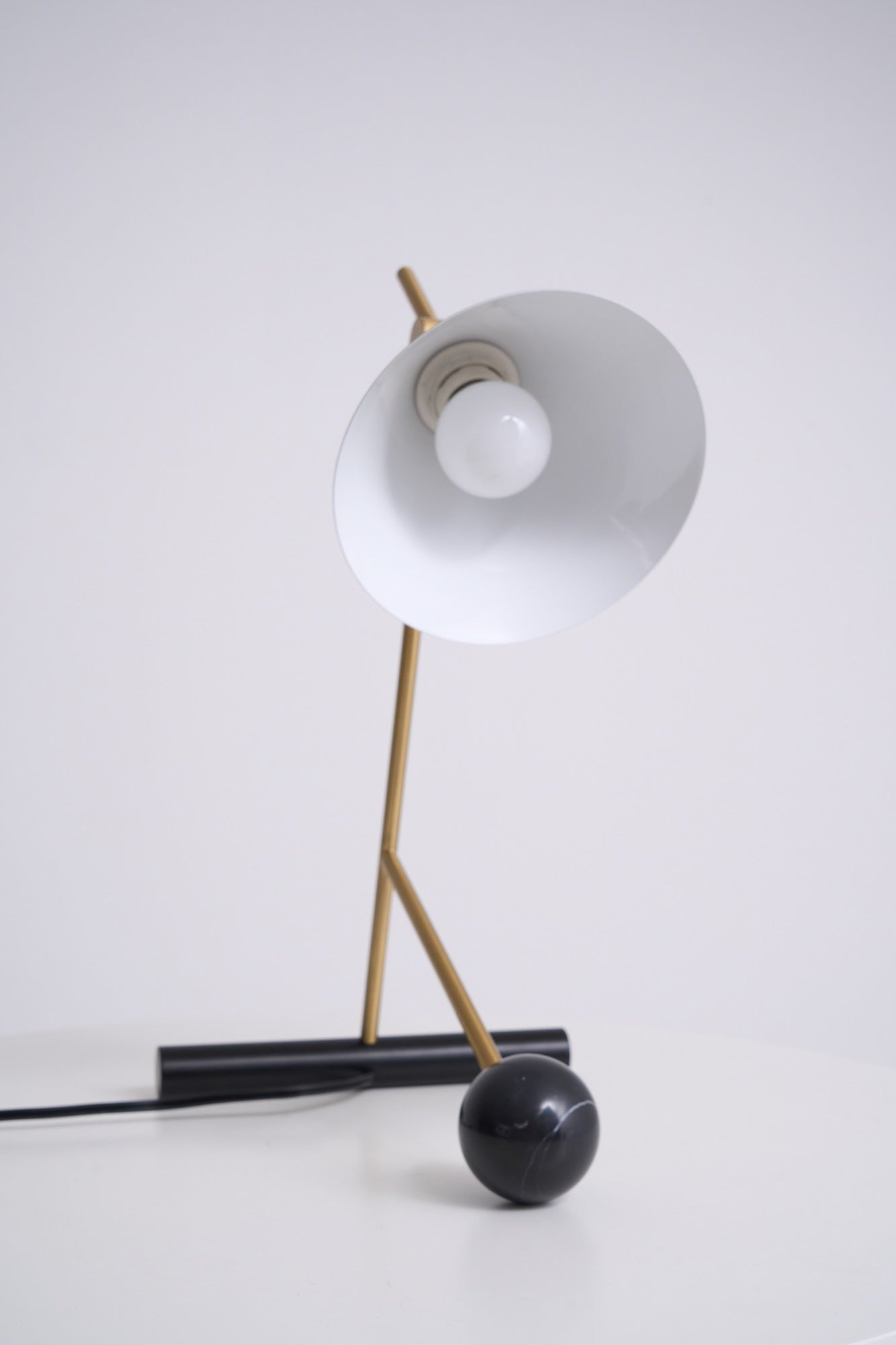 Avelo Marble Geometric Table Lamp