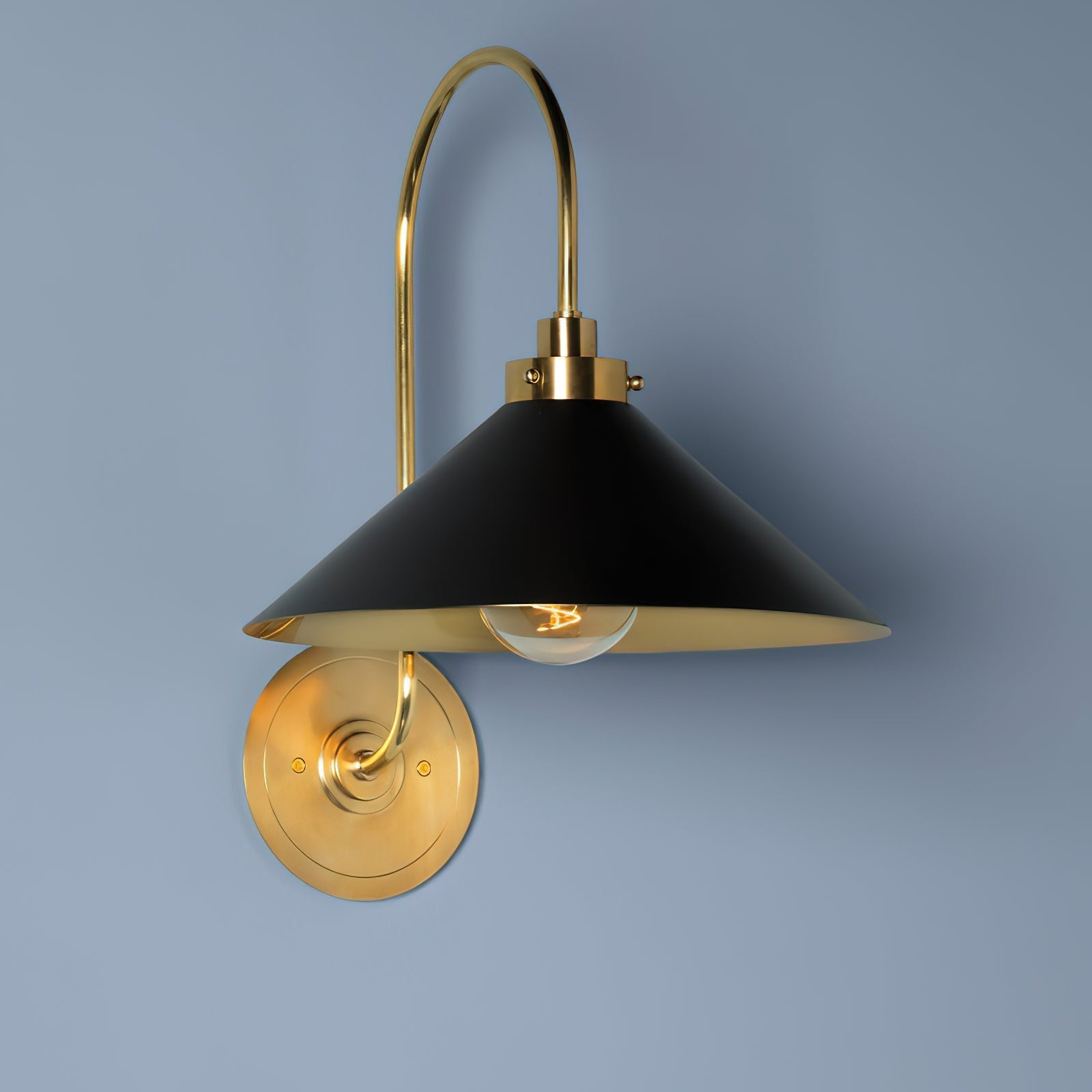 Ansel Vintage Indoor Wall Lamp Brass