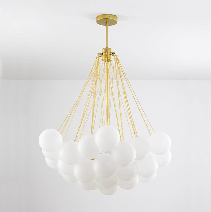 Eiririra Chandelier Bubble Frosted Glass