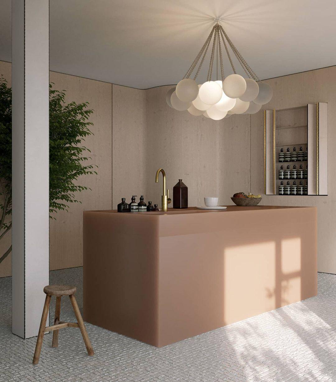 Eiririra Chandelier Bubble Frosted Glass