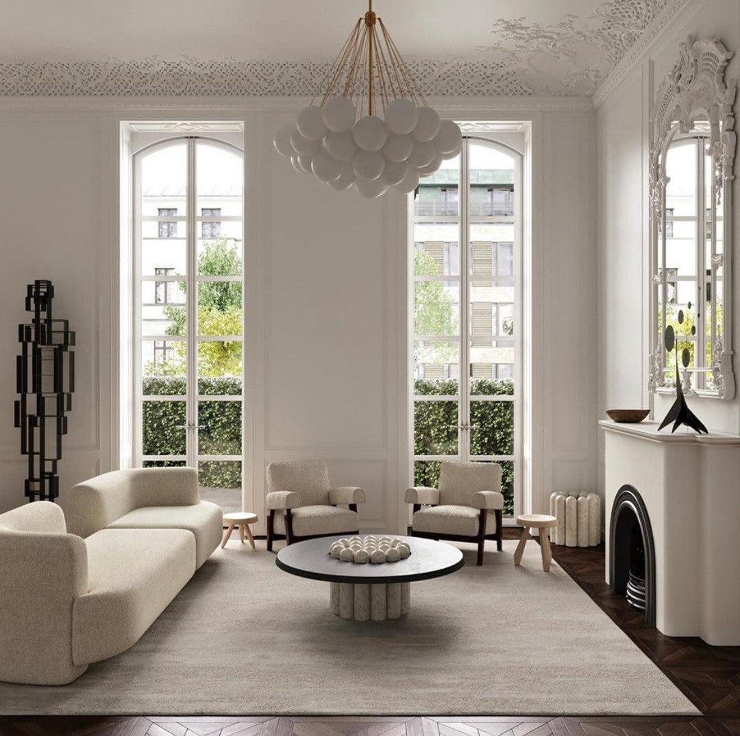 Eiririra Chandelier Bubble Frosted Glass