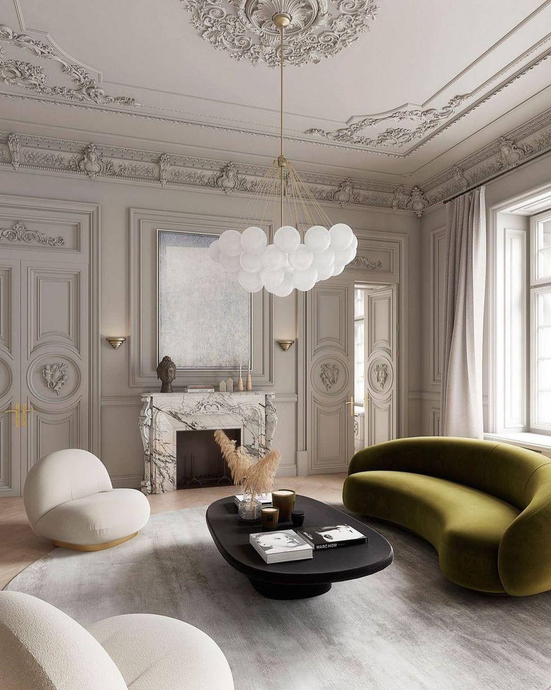 Eiririra Chandelier Bubble Frosted Glass