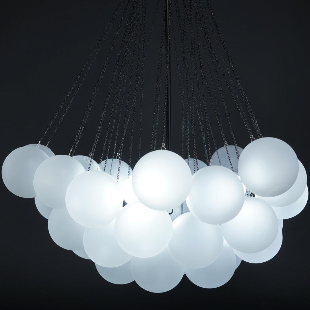 Eiririra Chandelier Bubble Frosted Glass