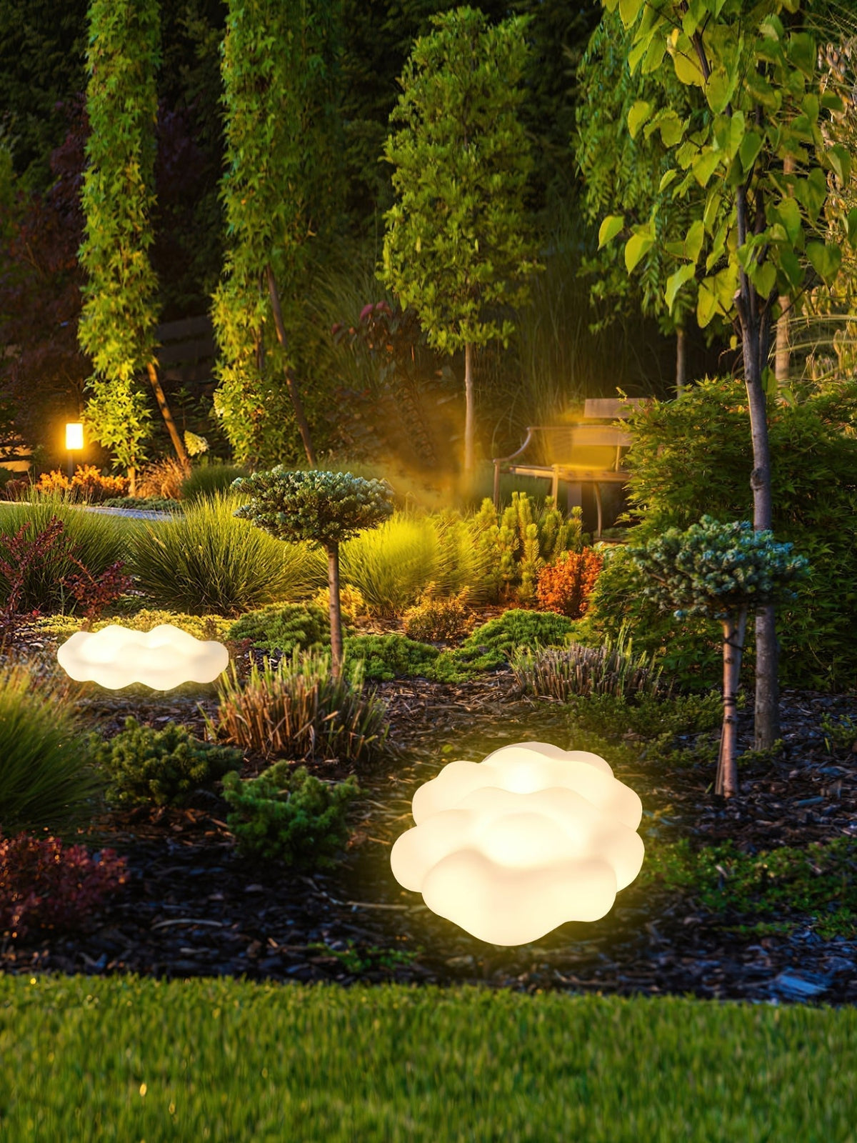 Ulphaion Elegance Cloud Outdoor Floor Light