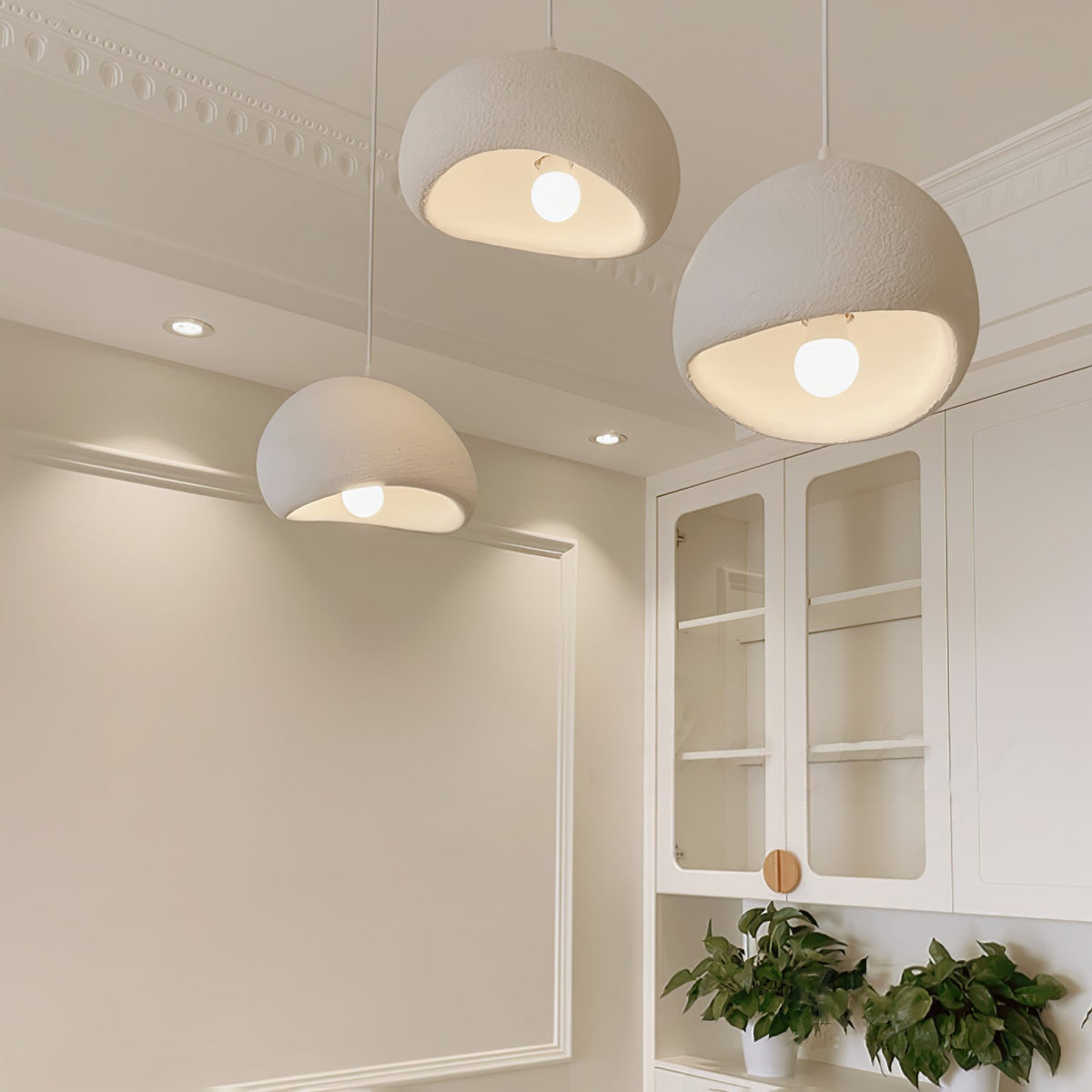 Selineria Pendant Light Cloud Swag Wabi-Sabi
