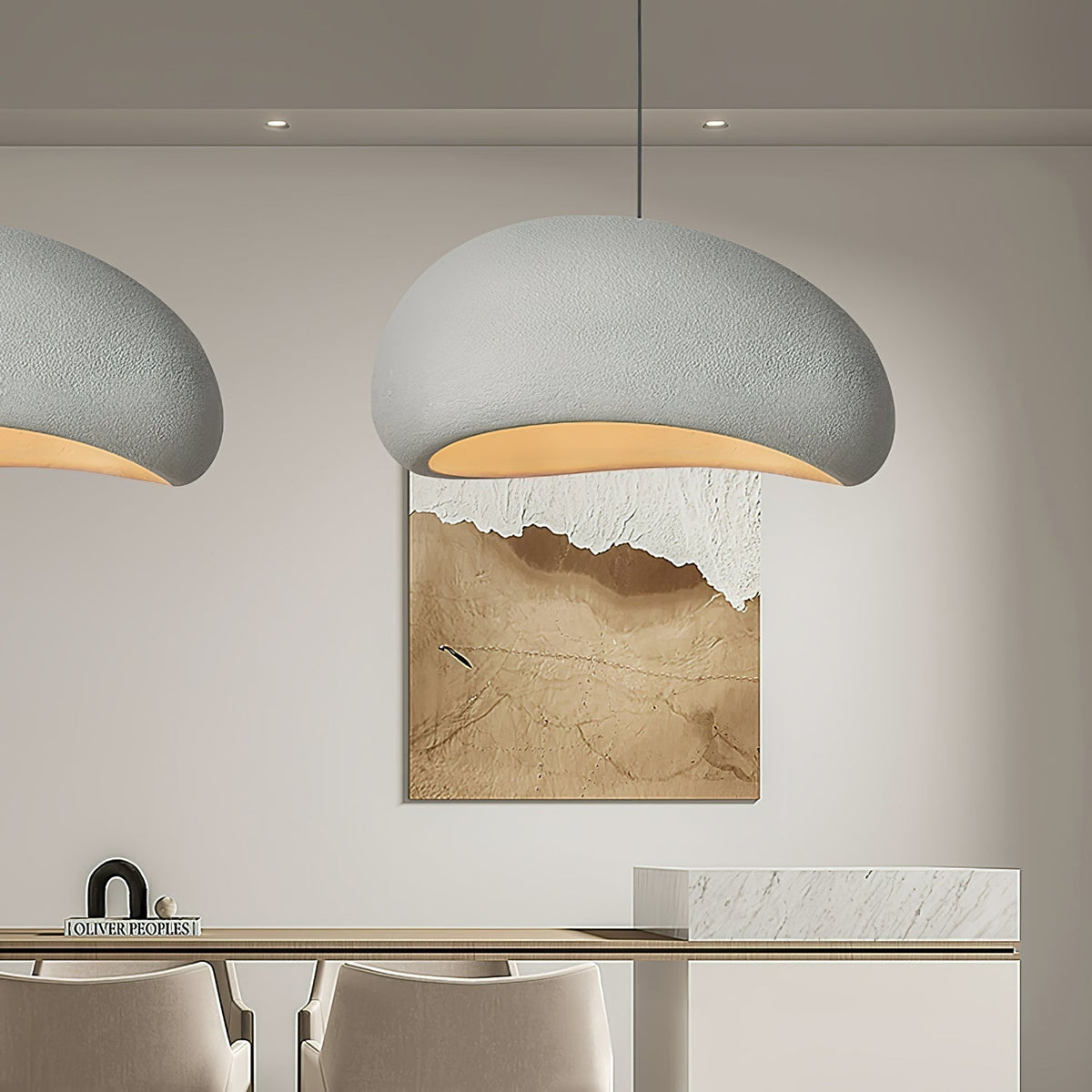 Selineria Pendant Light Cloud Swag Wabi-Sabi