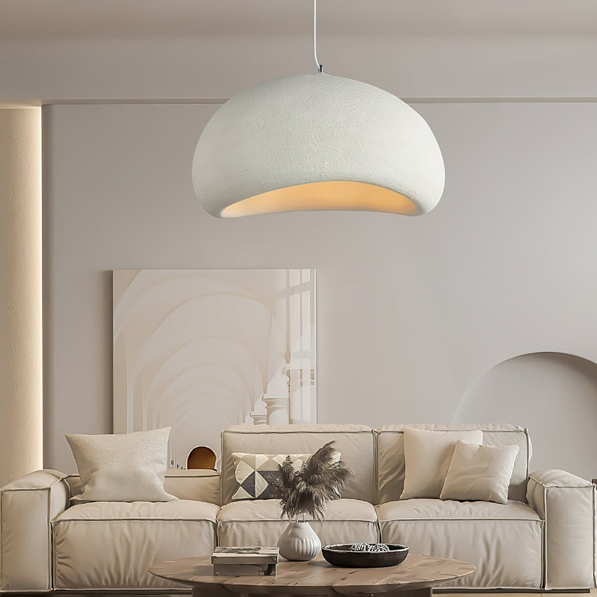 Selineria Pendant Light Cloud Swag Wabi-Sabi