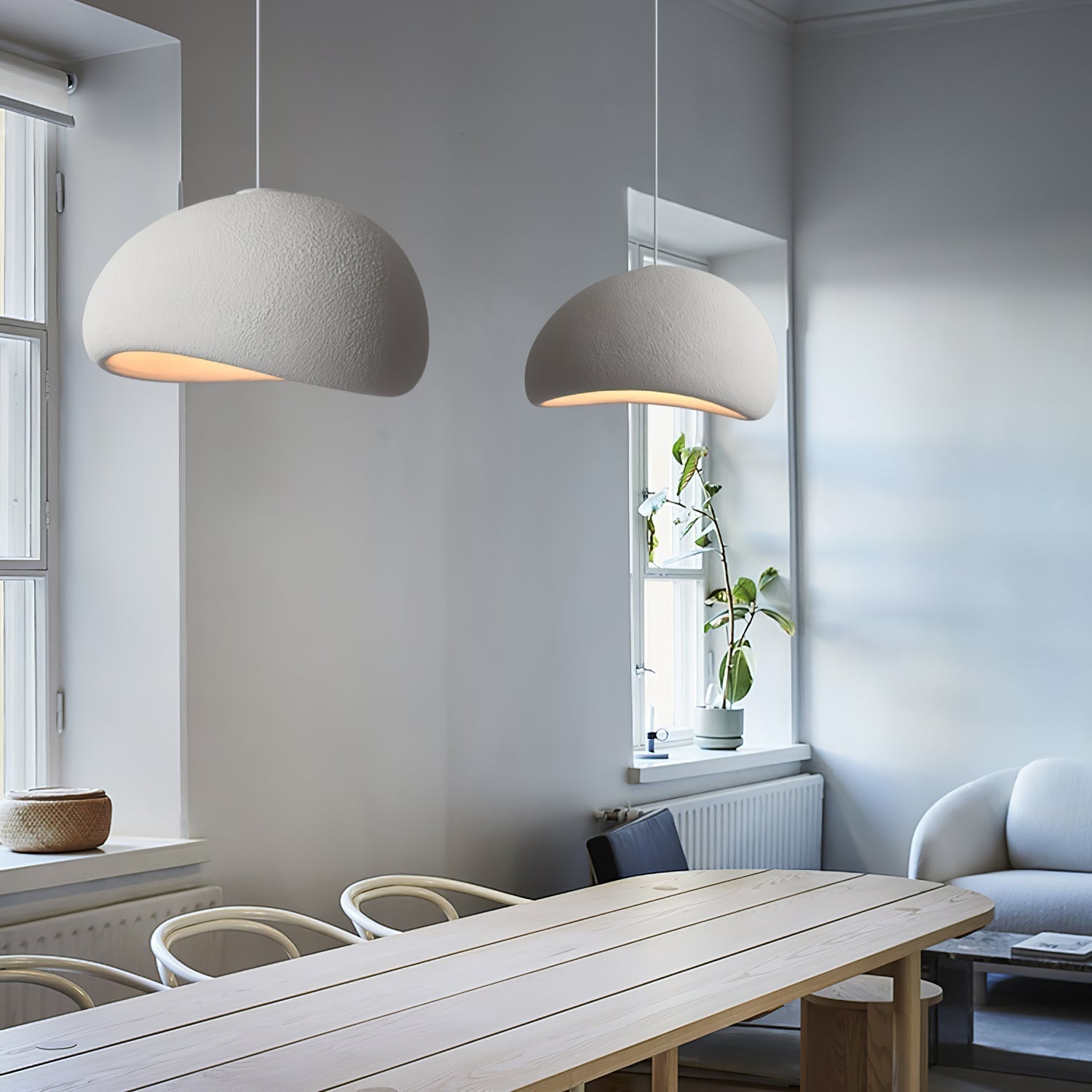 Selineria Pendant Light Cloud Swag Wabi-Sabi